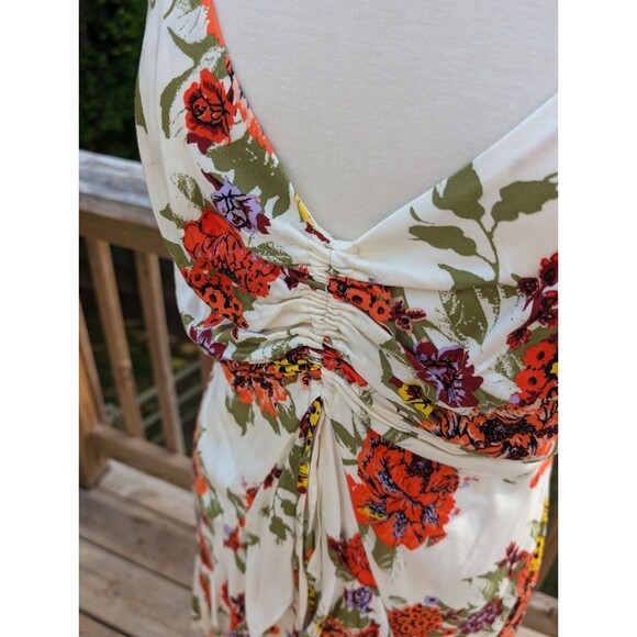 Free People Dress Fit & Flare Spring Summer Floral Boho Large Festival - Picture 5 of 8